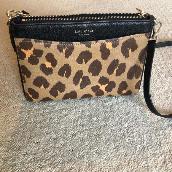 kate spade Handbags - *LAST CALL* Kate Spade Leopard Crossbody Bag